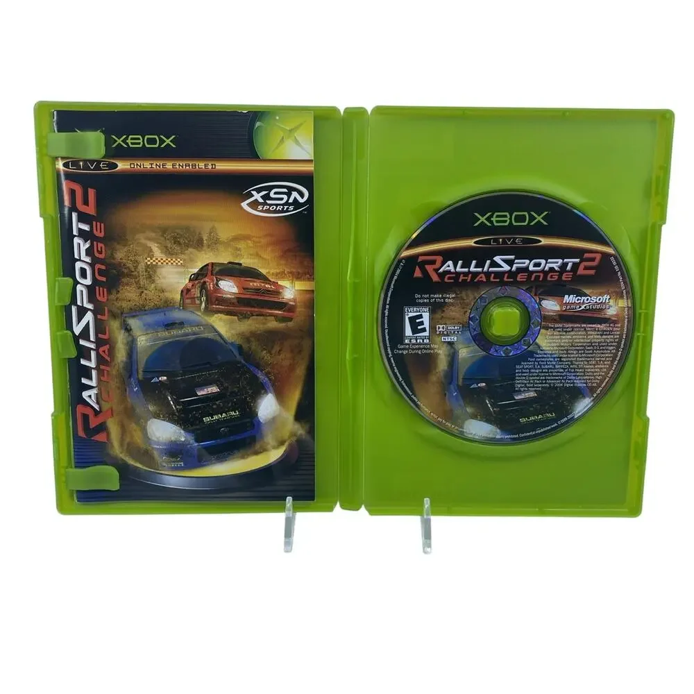 RalliSport Challenge 1 & 2 + Pro Race Driver Xbox All CIB Tested Bundle